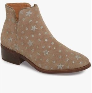 Steve Madden Delila Taupe Suede Ankle Boots